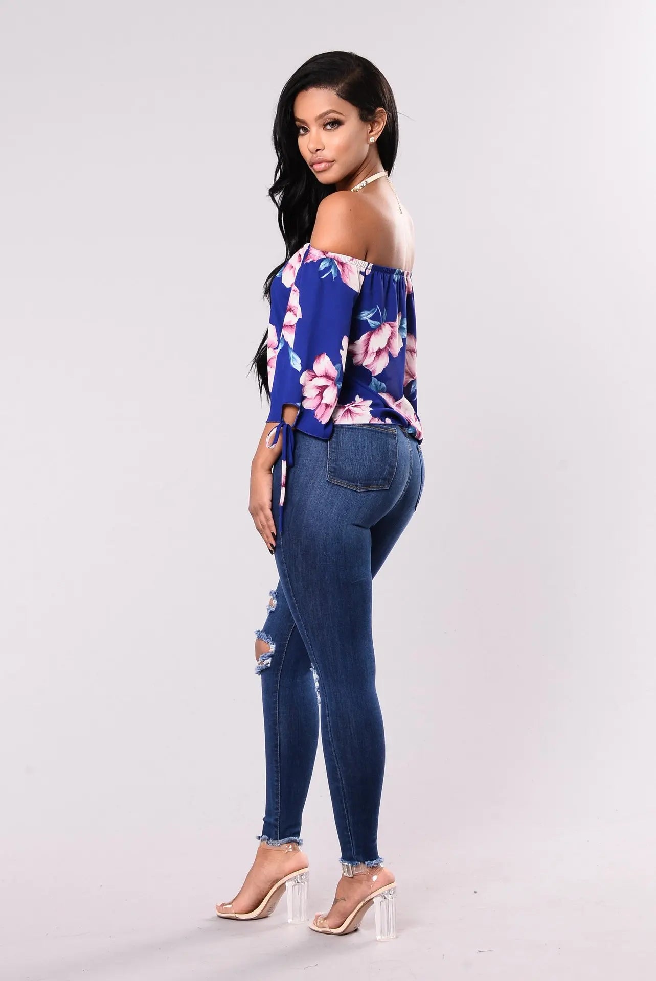 Liu Ming Hot Sale Women Casual High Waist Stretch Jeans Slim Pencil Skinny Denim Pants