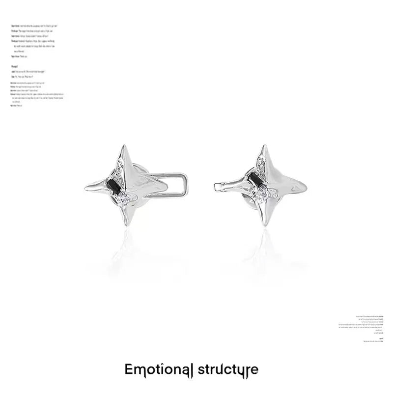 Adjustable Waist Buckle, Temperament Four Pointed Star Waist Tightening Tool, Fashionable Jeans, Fixed Waist Buckle