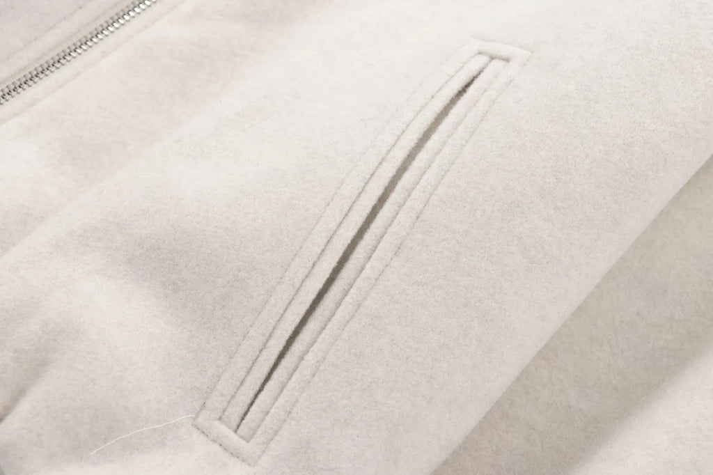 MUJER 2025 Fleece Bomber Jackets for Women Soft Zipper Woman's Sports Jacket Long Sleeve Cropped Jacket Women Coats Outerwears