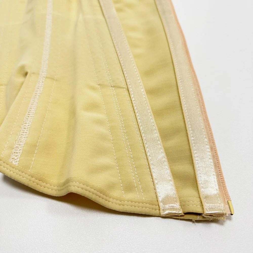 Fajas Colombianas Body Shaper Shapewear Women Vest Tops Double Compression Waist Trainer Corset Adjustable Zipper and Hook-eyes