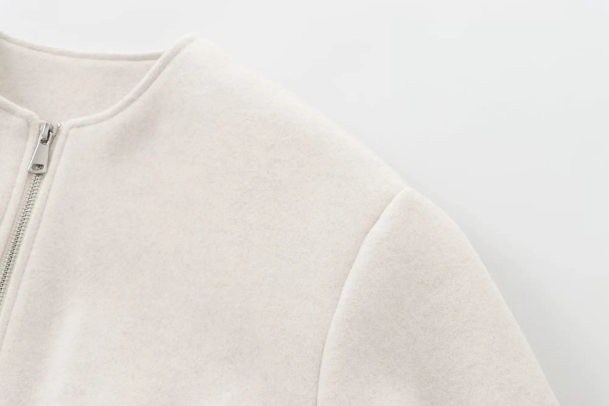 MUJER 2025 Fleece Bomber Jackets for Women Soft Zipper Woman's Sports Jacket Long Sleeve Cropped Jacket Women Coats Outerwears